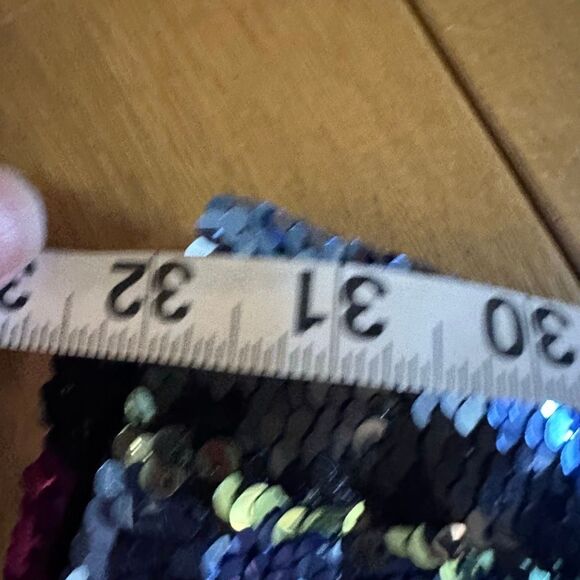 NWT sequin flares pants xs - Picture 10 of 11